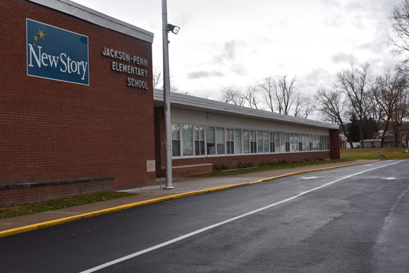 An exterior photo of the New Story School in Selinsgrove