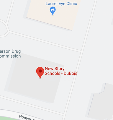Here's our school location on the map in Dubois.