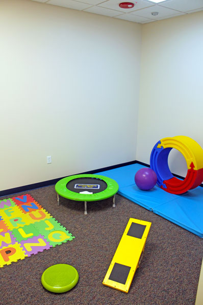 A sensory playroom waits for students to come and play in State College 