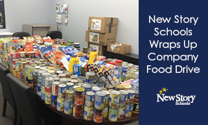 New Story Schools Wraps Up Company Food Drive