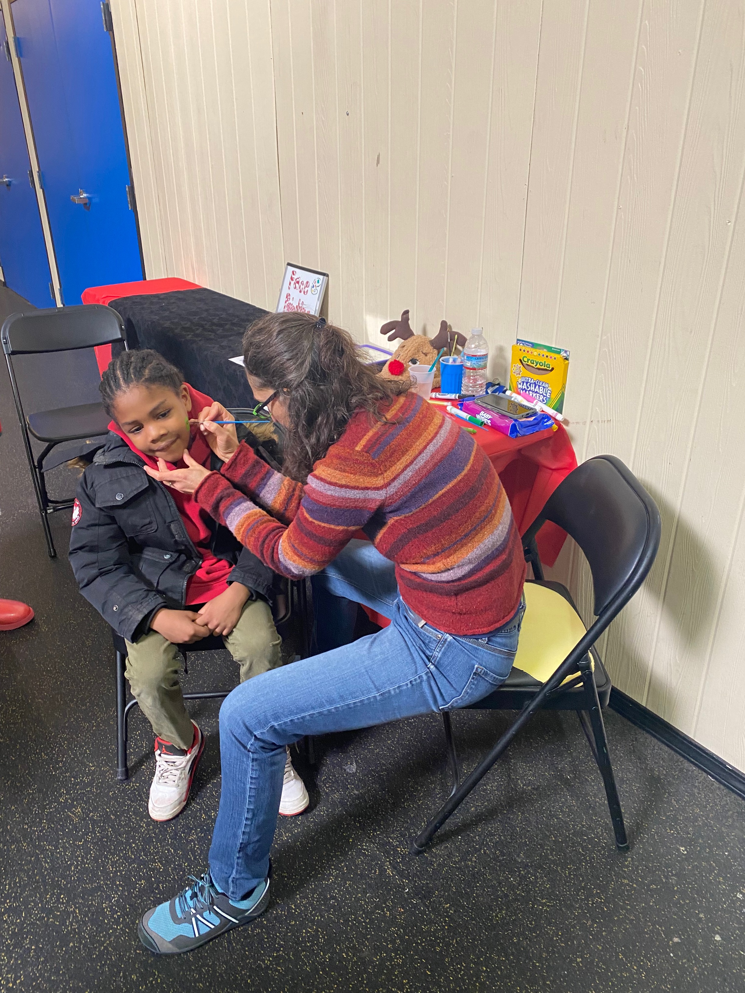 Face painting station