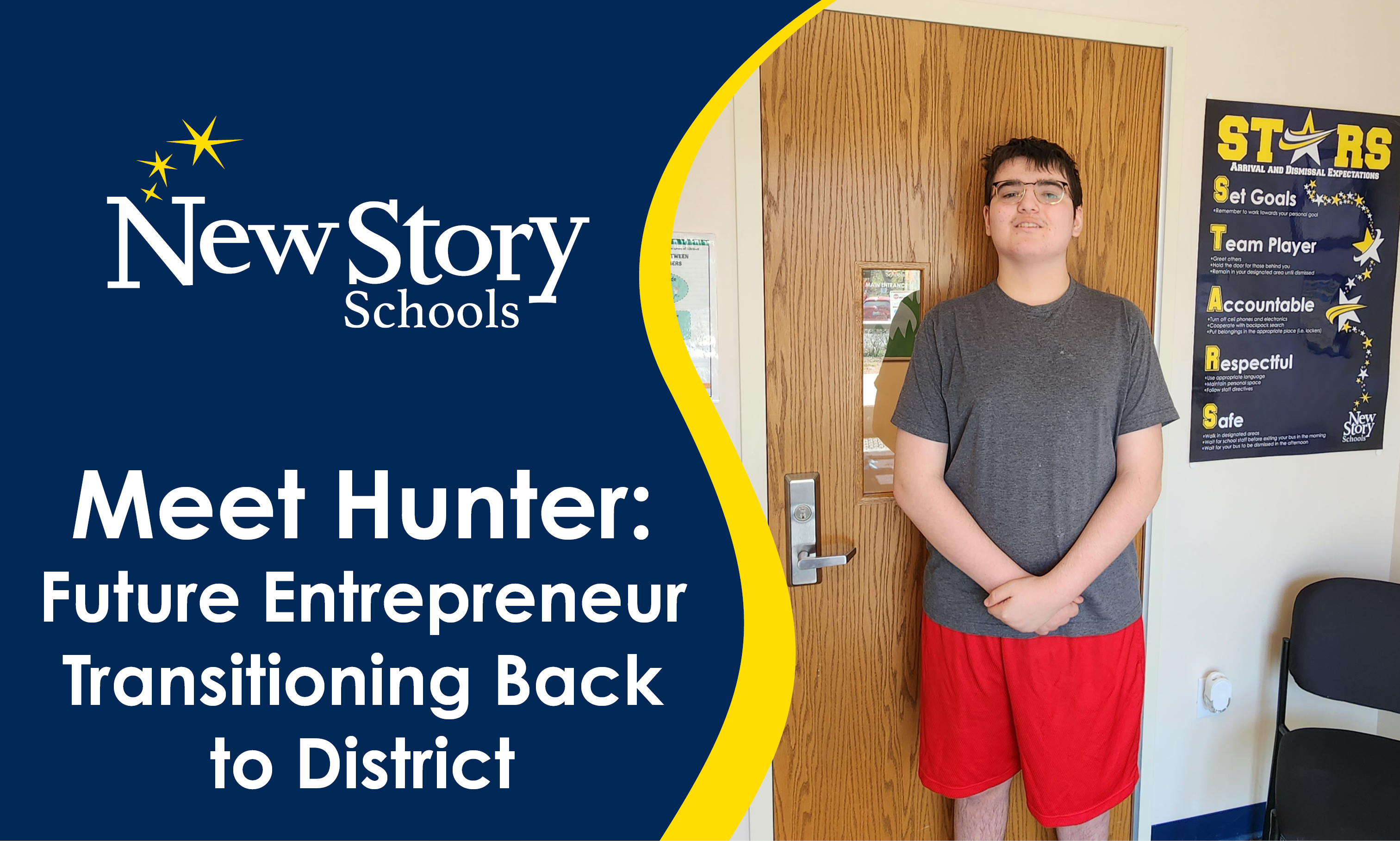 Meet Hunter: Future Entrepreneur Transitioning Back to District