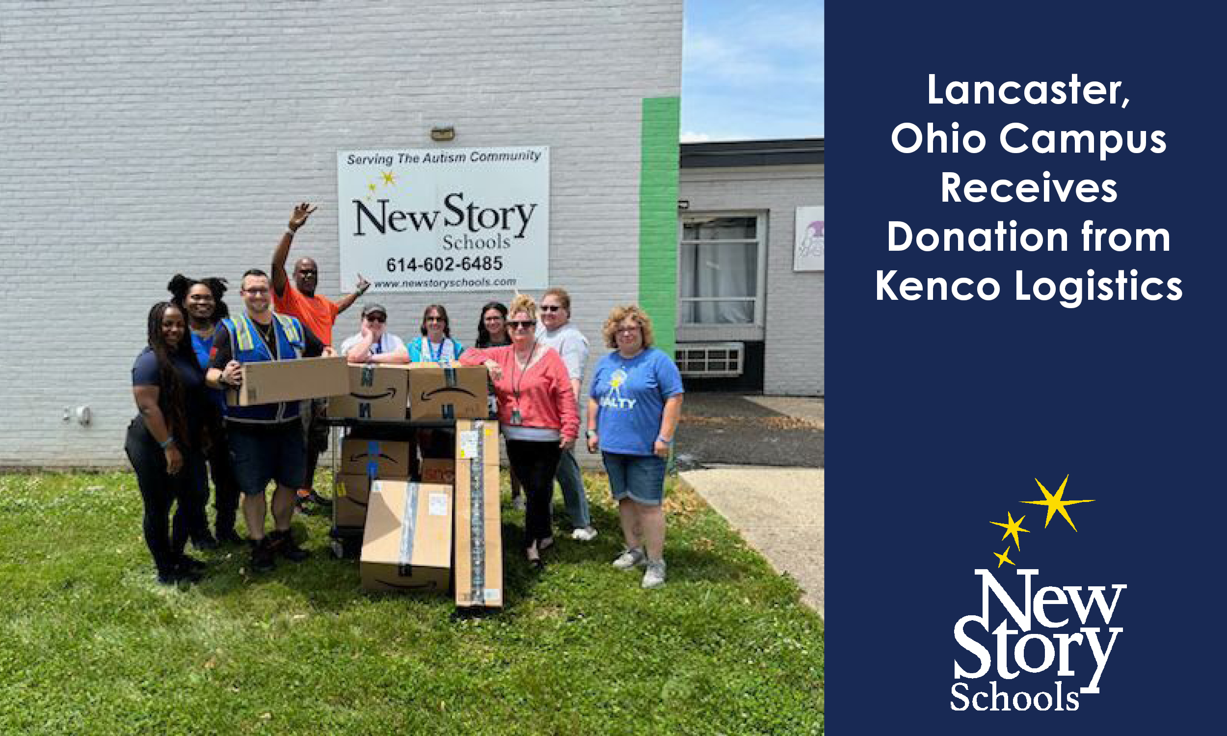 Lancaster, Ohio Campus Receives Donation from Kenco Logistics